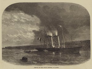 Arrivo del principe imperiale a Dover da Henry Spernon Tozer
